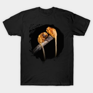 Tamarin Golden Lion Monkey Animal Wildlife Jungle Nature Free Adventure Discovery T-Shirt